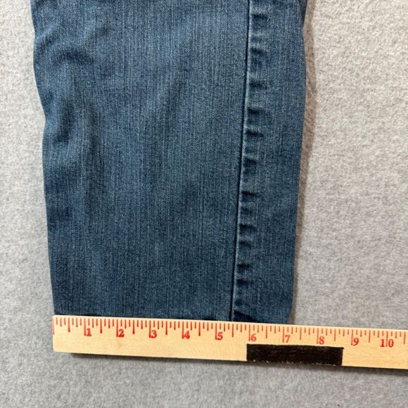 Levis Jeans Mens 505 32x32 Blue Denim Straight Workwear American Solid Mid Rise - Picture 6 of 12